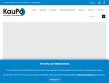 Tablet Screenshot of kaupo.de